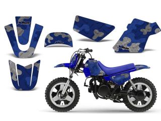 1990 2013|Yamaha|PW 50::AMRRACING MX Graphics Decal Kit Camoplate Blue