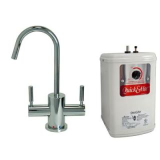 2 Handle Hot and Cold Water Dispenser Faucet with Heating Tank in Polished Chrome I7235 CP