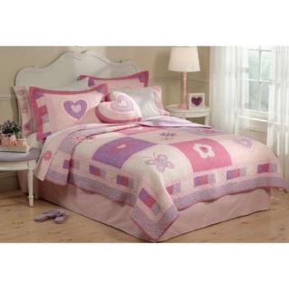 Spring Hearts Quilt Set (Twin)