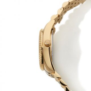 Croton Gold Ingot 2 Tone Stainless Steel Petite Bracelet Watch   7840099