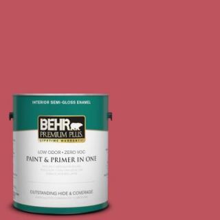 BEHR Premium Plus 1 gal. #P140 6 Hibiscus Flower Semi Gloss Enamel Interior Paint 330001