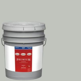 Glidden Premium 5 gal. #HDGCN11U Jade Frost Satin Latex Interior Paint with Primer HDGCN11UP 05SA