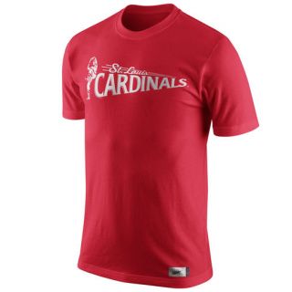 Nike St. Louis Cardinals Red Cooperstown Washed Pennant T Shirt