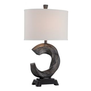 Trisha 30.5 Table Lamp with Oval Shade by Lite Source