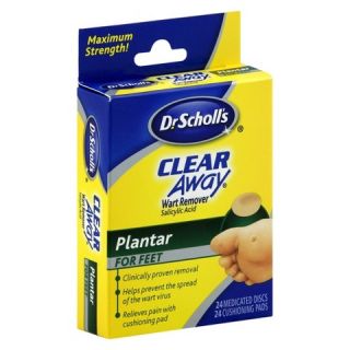 Dr Scholls Clear Away Wart Remover Medicated Discs & Cushioning Pads