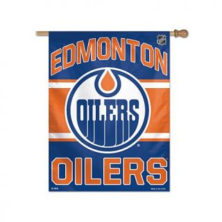 NHL Team Logo 27" x 37" Vertical Banner   Edmonton Oilers   7800202