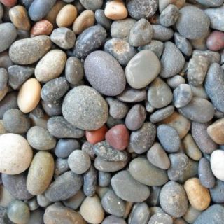 Butler Arts 0.25 cu. ft. 20 lb. 1/4 in.   1/2 in. Unpolished Mixed Mexican Beach Pebble Bag (20 Pack Pallet) BP MX14 20 P