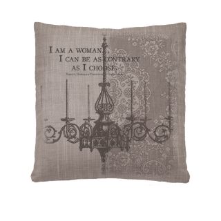 Iconic Im A Woman Pillow Cover by Heritage Lace