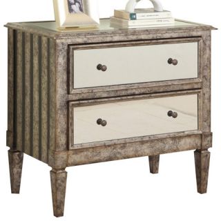 Powell 2 Drawer Mirrored Console