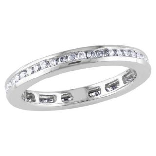 CT.T.W. Diamond Eternity Channel Ring in 14K White Gold (GH I1 I2