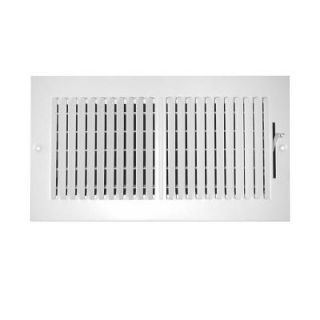TruAire 24 in. x 6 in. 2 Way Wall/Ceiling Register 102M 24X06