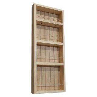 Pine Wood 28 inch On the wall Spice Rack   16017468  