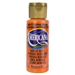 DecoArt Americana 2 oz. Jack O' Lantern Orange Acrylic Paint DA229 3