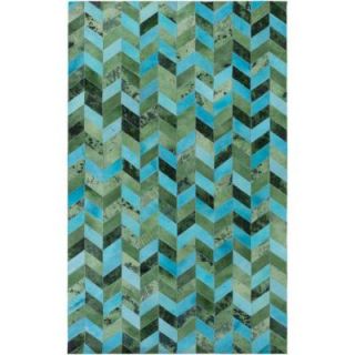 Artistic Weavers Clawson Teal 8 ft. x 10 ft. Indoor Area Rug S00151017853