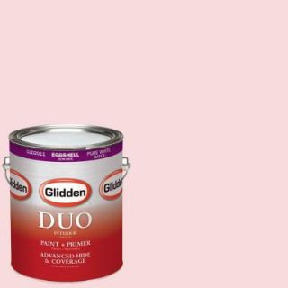 Glidden DUO 1 gal. #HDGR31 Powder Pink Eggshell Latex Interior Paint with Primer HDGR31 01E