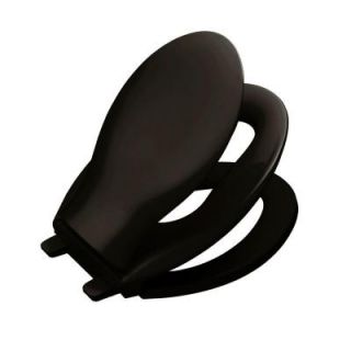 KOHLER Grip Tight Transitions Q3 Elongated Toilet Seat in Black Black DISCONTINUED K 4732 7