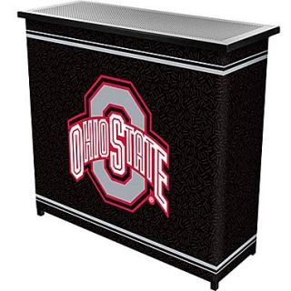 Trademark 36 Metal Portable Bar With Case, Ohio State University, Black