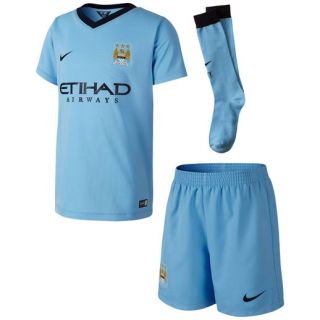 Nike Manchester City FC Preschool Blue Home Stadium Soccer Kit