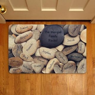 Personal Creations Personalized Family Rocks Doormat   17" x 27"   7447565