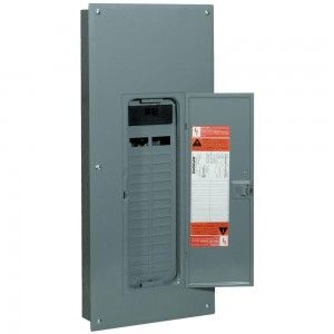 Square D HOM30M200C Homeline 200 Amp 30 Space 30 Circuit Indoor Main Circuit Breaker Load Center with Cover