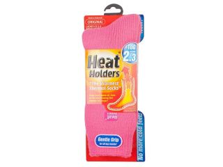 LHHORGPNK Heat Holders Women's Thermal Socks Pink