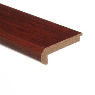 Zamma Santos Mahogany 3/8 in. Thick x 2 3/4 in. Wide x 94 in. Length Hardwood Stair Nose Molding 01438708942506