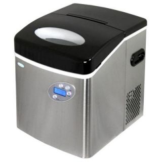NewAir 50 lb. Freestanding Ice Maker in Stainless Steel AI 215SS