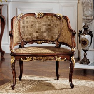 Design Toscano Louis XV French Rattan Chair