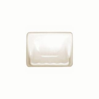 Daltile Bathroom Accessories Almond 4 3/4 in. x 6 3/8 in. Soap Dish Wall Accessory 0135BA7251P