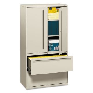 HON 700 Series 36 Inch Wide 2 Drawer Light Gray Lateral File Cabinet