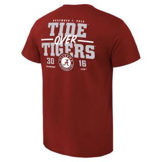 Alabama Crimson Tide vs. LSU Tigers Crimson 2015 Score T Shirt