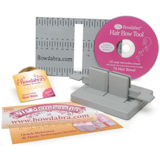 Darice Bowdabra Hair Bow Making Kit for Professional looking Bows