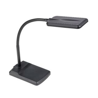 Dainolite Lighting 12 in Adjustable Black Dainolite Lighting Desk Lamp