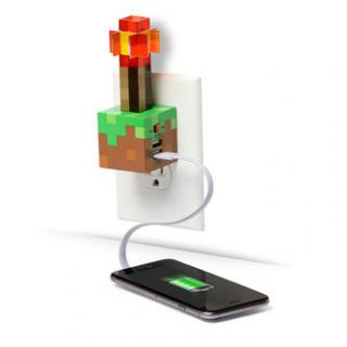  Minecraft Redstone Torch USB Wall Charger   TVs