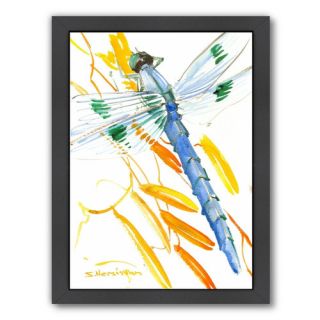 Dragonfly by Suren Nersisyan Framed Painting Print by Americanflat