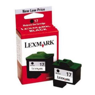 Lexmark 17 Moderate Use Black Print Cartridge
